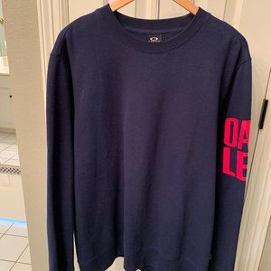 Oakely logo crew neck sweatshirt L